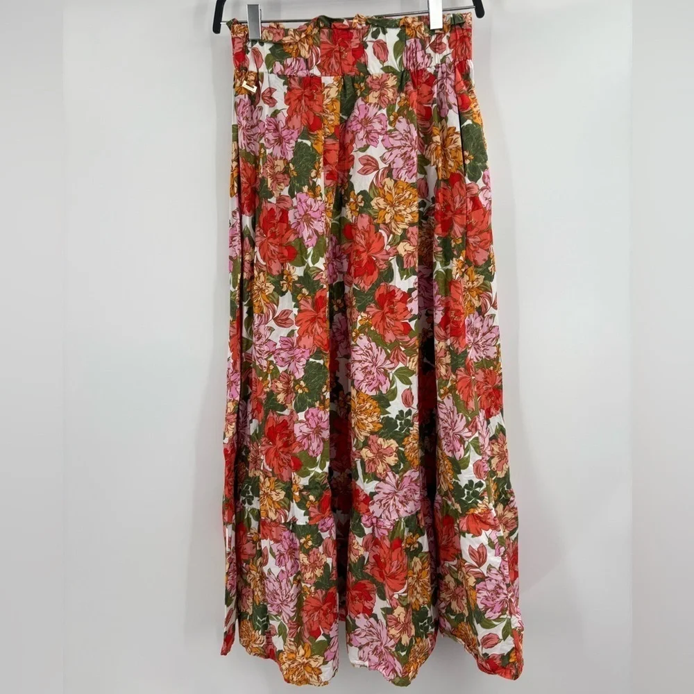 Zingara Swimwear Floral Vibrant Beach Pink Flowing Y2K Bohemian Size Small 26